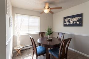 Fairfield apartment for rent - dining room in the 850 square Feet  at Fairfield Pointe, Ohio