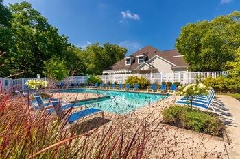 Two sparkling swimming pools