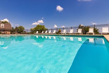 Two sparkling swimming pools