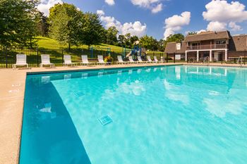 Two sparkling swimming pools