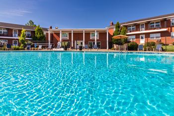Sparkling swimming pool