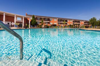 Sparkling swimming pool