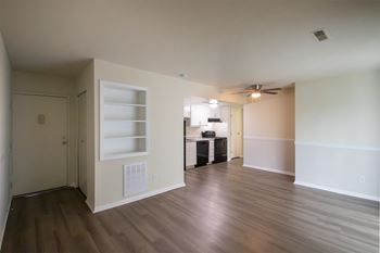Custom, built-in shelving*