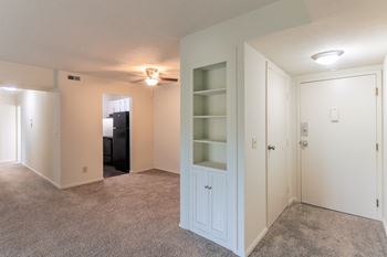 Custom, built-in shelving*