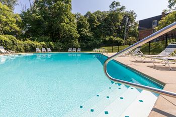 Sparkling swimming pool