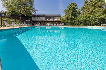 Sparkling swimming pool
