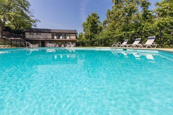 Sparkling swimming pool