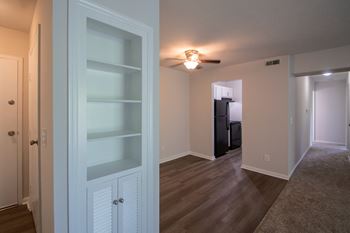 Custom, built-in shelving*