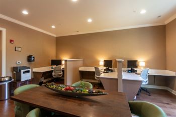 24-Hour executive business center with gourmet coffee service