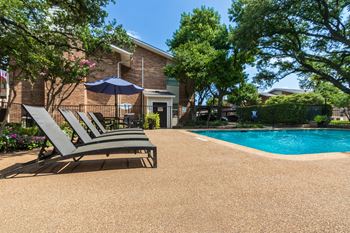 Swimming pool area with sundeck