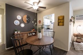 Cincinnati apartment for rent - This is a picture of the dining area in a 576 sq foot 1 bedroom, 1 bath apartment at Red Bank Reserve in the Madisonville neighborhood of Cincinnati, Ohio.