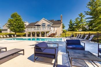 Sparkling swimming pool