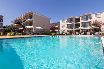 Sparkling swimming pool