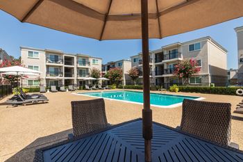 Sparkling swimming pool