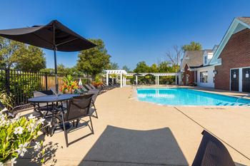 Sparkling swimming pool