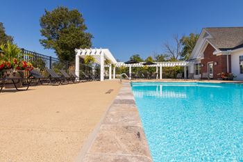 Sparkling swimming pool