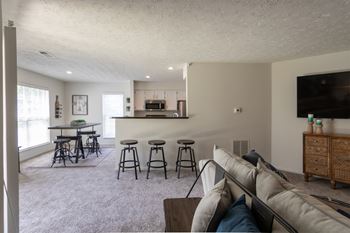 Kitchen with breakfast bar