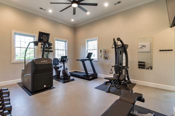 24-Hour fitness center with free weights