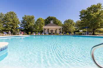 Sparkling swimming pool