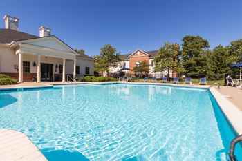 Sparkling swimming pool