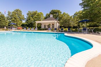 Sparkling swimming pool