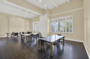 Torrance apartment for rent - a dining room with a table and chairs at Willow Tree Apartments, Torrance