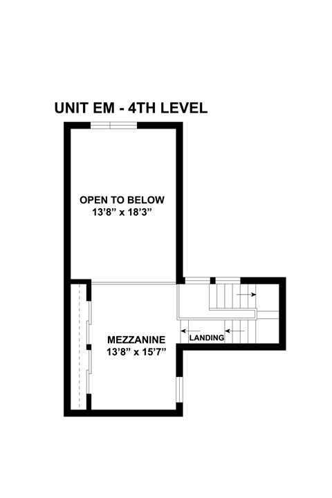 Floor plan for 2 beds, 2 baths, 1359 sqft