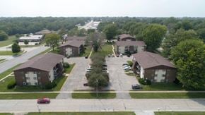 Indianola apartment for rent - an aerial view of several houses in a suburban neighborhood