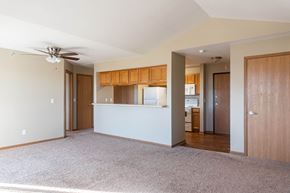 Waukee apartment for rent - Unfurnished Living Area at Sunrise Meadows, Waukee, 50263