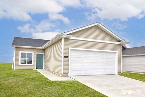 Floor plan for 3 beds, 2 baths, 1276 sqft