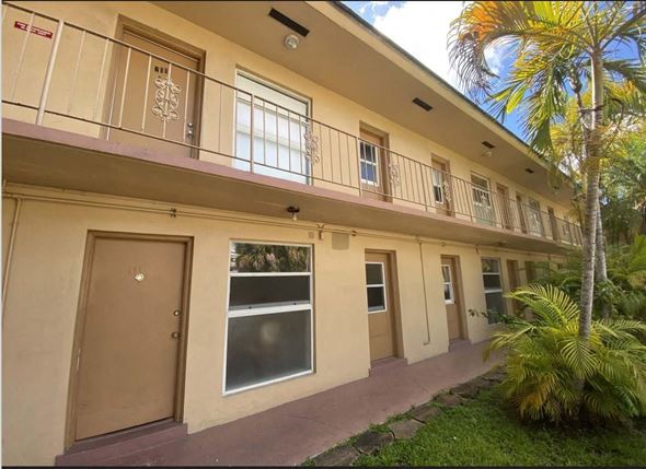 Miami Springs apartment for rent - the building in which the apartment is located