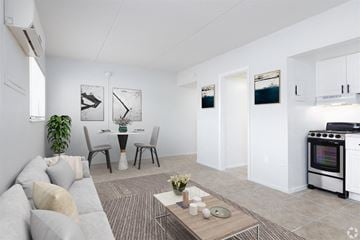 Merritt Island apartment for rent - a living room with a couch and a table