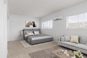 Merritt Island apartment for rent - a bedroom with a bed and a couch