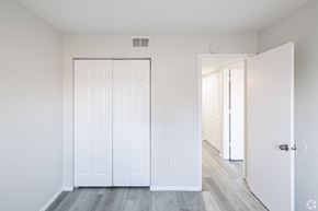 Fort Myers apartment for rent - A white door with a window above it.