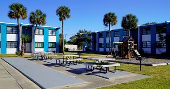 Picnic area with grills