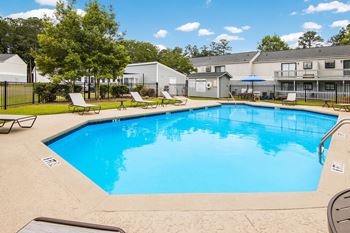 Sparkling swimming pool