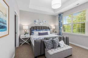 White Lake apartment for rent - Carpeting In Bedrooms with wide windows at Encore at West Valley, White Lake, MI, Michigan