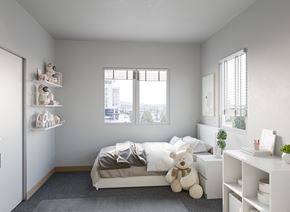 Lynnwood apartment for rent - Rendering of a furnished Bedroom