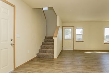 Flat and townhouse style floor plans