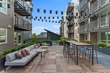 Spacious patio