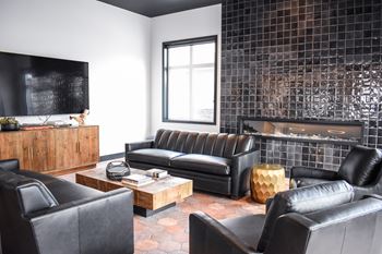 Media room with tv 