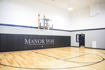 Indoor basketball court 