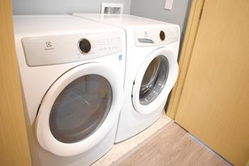 In unit washer and dryer