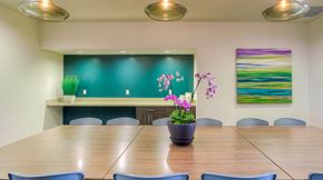 Renton apartment for rent - a large conference room with a large table and chairs