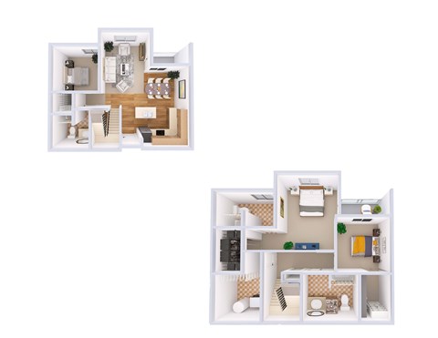 Floor plan for 3 beds, 3 baths, 1795 sqft