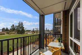 Lakewood apartment for rent - Private apartment patio overlooking the playground at Kendrick Landing Apartments