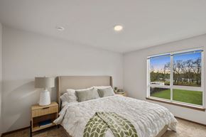 Lakewood apartment for rent - Primary bedroom inside a model apartment at Kendrick Landing Apartments