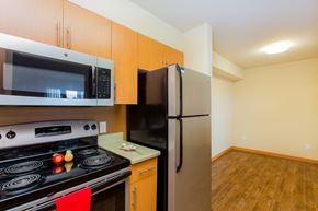 Lynnwood apartment for rent - Spacious Kitchen with Stainless Steele Appliances