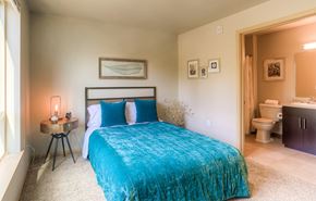 Everett apartment for rent - Master Bedroom and Bathroom