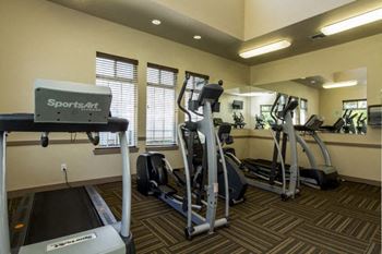 Fitness studio with cardio & free weights